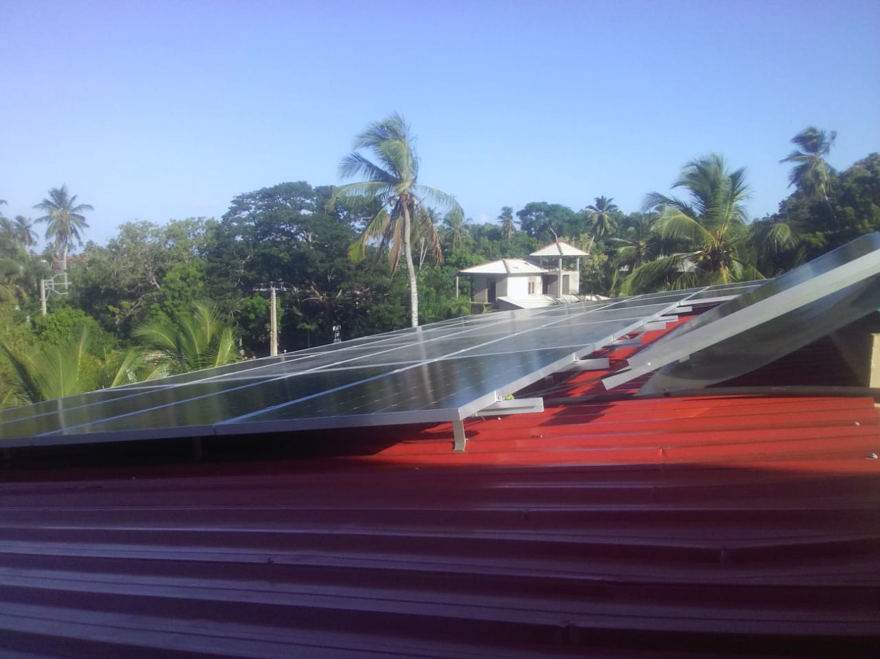 Recent installations of solar system